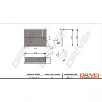 Luftfilter Dr!ve+ für VW SEAT AUDI DP1110.10.0091