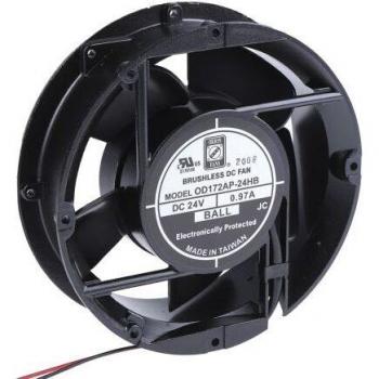RS Pro 172×172×51 mm Dual-Fan, 24 VDC, 23 W, 399 m³/h – Computer-Lüfter