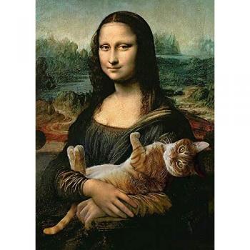 Trefl Puzzle Mona Lisa et Purring Kitty Thème Artistique
