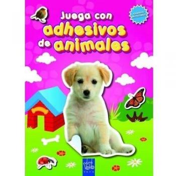 Juega con adhesivos de animales (rosa)