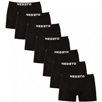 Boxers para Homem Nedeto 7 Pack Preto