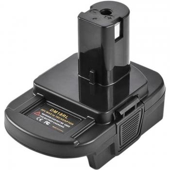 Convertidor de Batería DM18RL USB para RYOBI, DEWALT 20V y Milwaukee M18