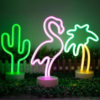 Decoración Neón Cactus
