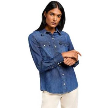 Lee Camisa Denim Casual Mujer