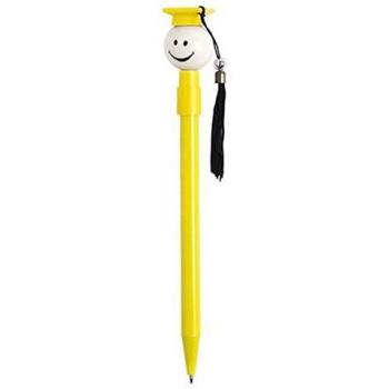 BigBuy 145735 Gelber Stift „Graduation Cap“ für Schulen