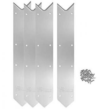 Finition de margelles aluminium Ubbink pour piscines bois Kit