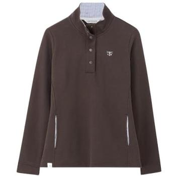 Cotton Brown Popper Top – Size 14