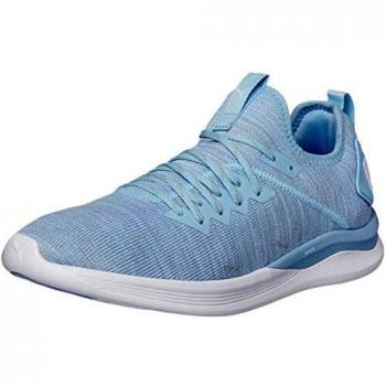 Puma IGNITE Flash evoKNIT Wn's, Damen Laufschuhe, Blau (Cerulean-Quarry-Puma White), 38.5 EU