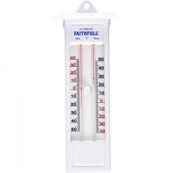 Faithfull Thermometer Press Button Max/Min
