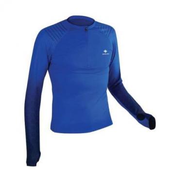 Manga larga Raidlight azul profundo para hombre