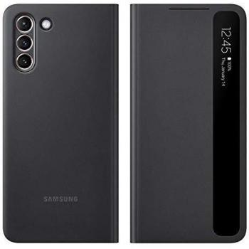 Capa Flip Samsung Galaxy S21+ Clear View Preta