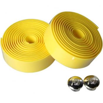 2PCS Cork Tape for Road Bike Handlebars + 2 Bar Plugs
