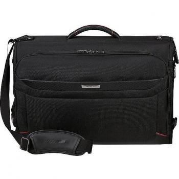 Samsonite Pro-DLX 6 Kleidersack, Tri-Fold Garment Bag + GRATIS HOTELGUTSCHEIN Schwarz