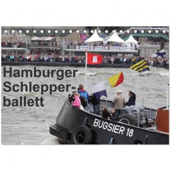 Hamburger Schlepperballett (Tischkalender 2025 DIN A5 quer) CALVENDO Monatskalender