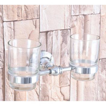 Soporte de cepillos de dientes montado en la pared