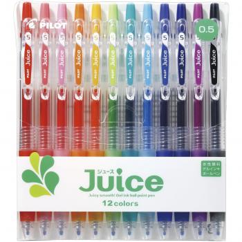 Pilot Juice Gel Ink Pen, 0.5mm, 12 Color Set