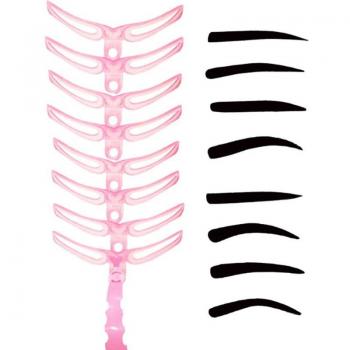Eyebrow Drawing Guide Stencils