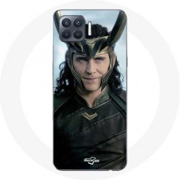 Couvercle Oppo A93 Loki Thor Ragnarok – Design Casque Saison 1 avec bordures chromées