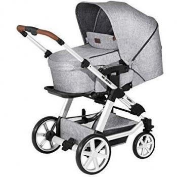 ABC Design Turbo 4 Kombi‑Kinderwagen in Graphitgrau – 4‑Wege‑Reichweite