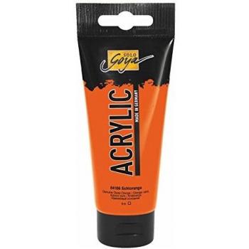 KREUL Acrylfarbe, echtorange, 100 ml, Studienqualität