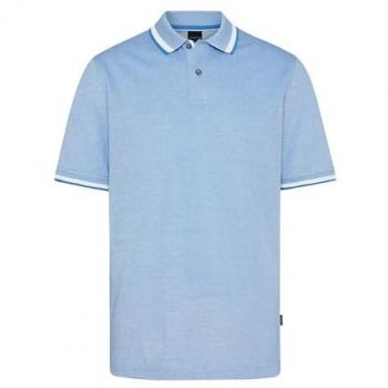 Poloshirt BUGATTI Gr. XXL, blau (hellblau), Herren