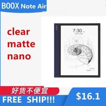 2pcs Soft Clear Screen Protectors for ONYX BOOX Note Air 10.3 Inch Ebook Tablet