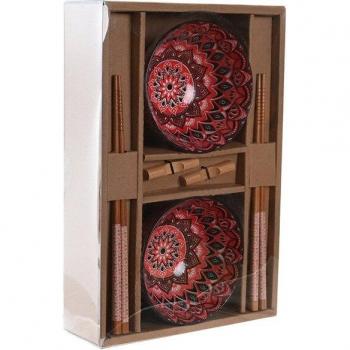 Set de Sushi de Gres Oriental DKD Home Decor