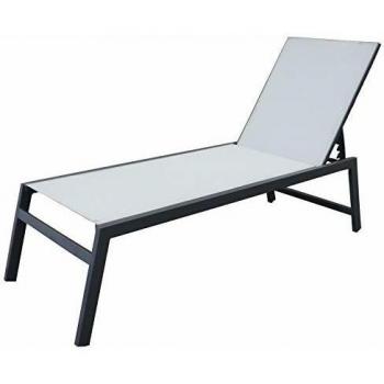 Chillvert Lettino Prendisole Alluminio Pisa 203x64x43 cm