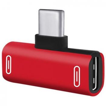 Type-C Dual Adapter for Xiaomi Redmi and Samsung Galaxy Mobile Phones