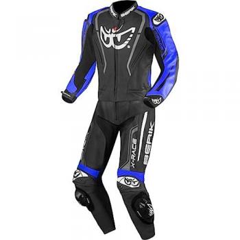 Camisa de Moto Berik Zakura Evo Negro Azul Perforada