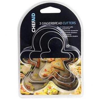 Chef Aid Stainless Steel Gingerbread Cutters