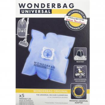 WB406120 Sacchetti Aspirapolvere Rowenta Wonderbag Universal con Adattatore