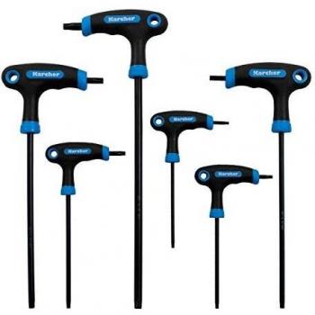 Karcher 6‑Piece Torx Screwdriver Pack – Chrome Vanadium & T‑Handle Design