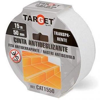 Cinta de Seguridad Antideslizante Transparente 15m x 50mm