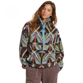 Felpa Billabong Switchback blu verde donna