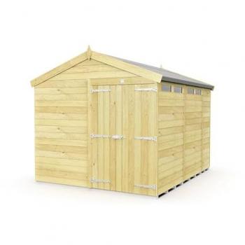SecureGuard Apex 8×10 ft. Wood Shed – Dual Entry, 302x231 cm