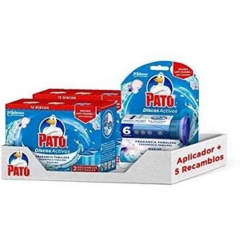 Pato Pack Discos Activos para WC Marine, contiene 1 Aplicador + 5 Recambios