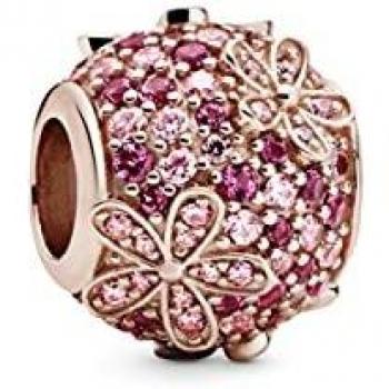 Pandora Rose Charm Margaritas Rosas Pavé 788797C01
