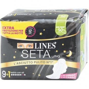 Lines Seta Ultra Assorbenti Extra Protezione 10 pezzi