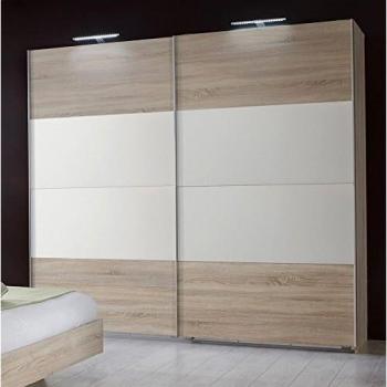 PEGANE Armoire imitation chêne 180 x 210 x 65 cm