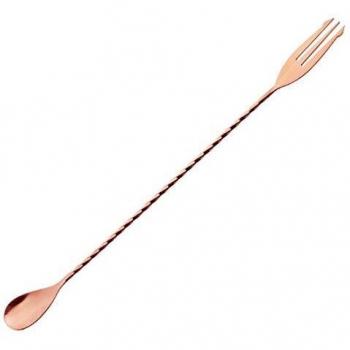 Cocktail Mixing Spoon with Fork