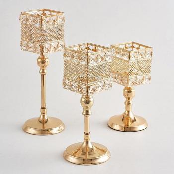Wrought Iron Square Candle Cup