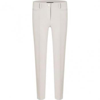 Cambio Female Beige XL Stone Straight Leg Trousers