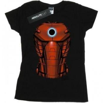 Iron Man Marvel Chest Burst Cotton T-Shirt for Ladies