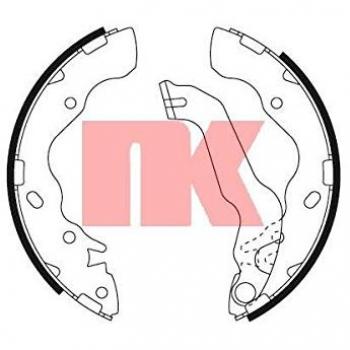 Hyundai Accent Coupe Bremsbackensatz NK 2734703