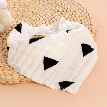 Baby Burp Cloth with Milk Bottle Design