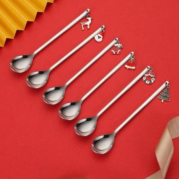 6pcs Christmas Themed Coffee Spoons