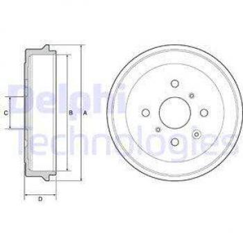 DELPHI BF506 Trommelbremse
