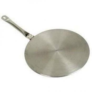 Induktionskochplatte Ibili 28 cm – Edelstahl, silberfarben, 28 × 28 × 10 cm