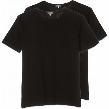 Living Crafts Herren T-Shirt 2‑Pack – Nachhaltige Mode, Schwarz